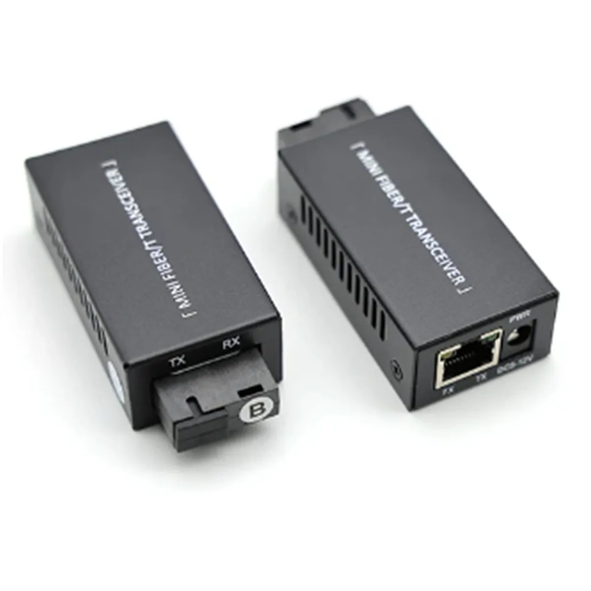 1 Pair Gigabit 100/1000M A/B SC Ethernet Fiber Switch Media Converter