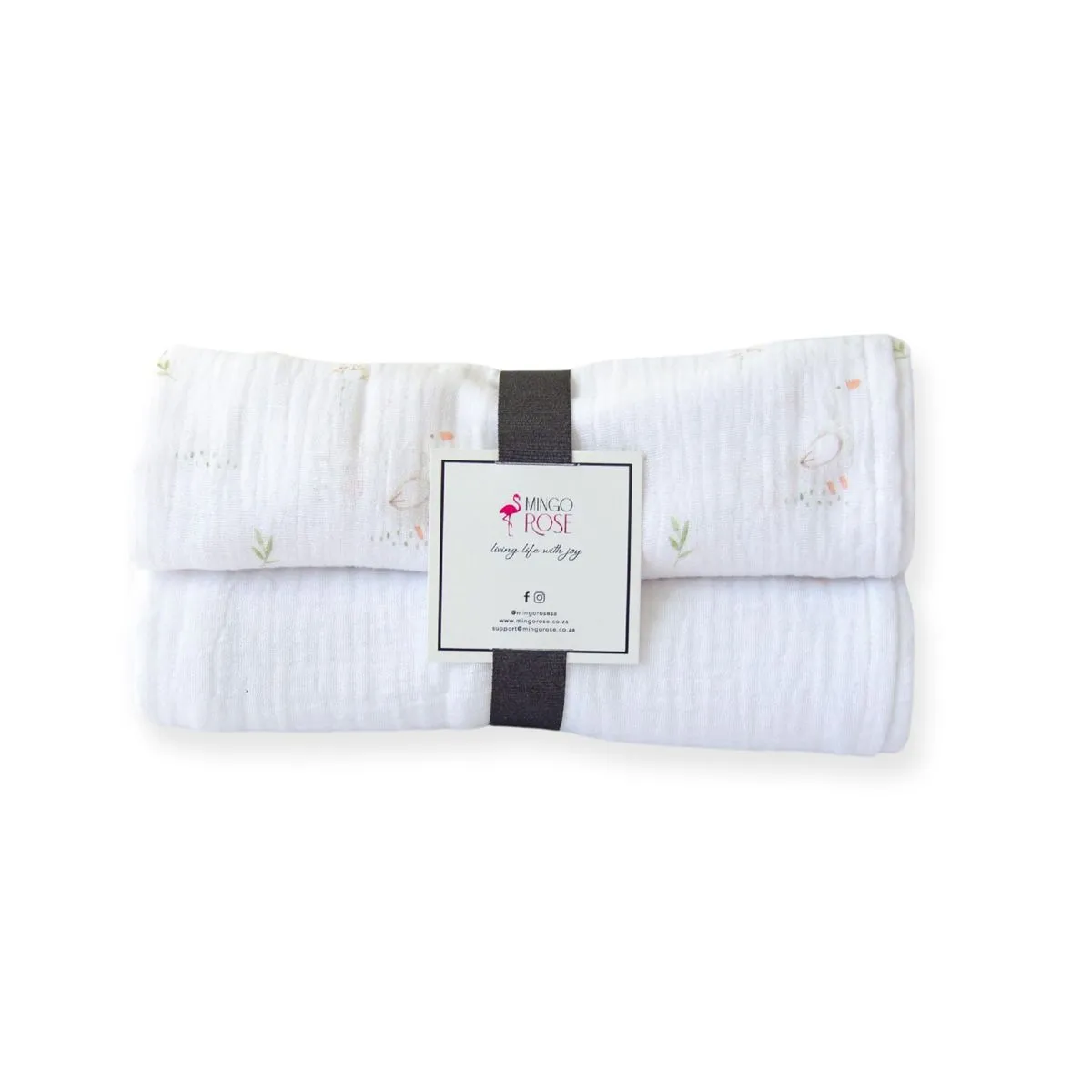 Mingo Rose Farm Babies Muslin Blanket Set