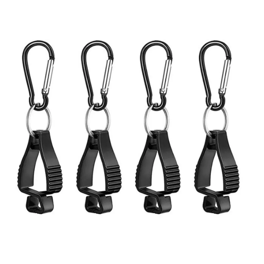Camping Glove Clip Holder Hanger Guard Labor Work Clamp Set of 4