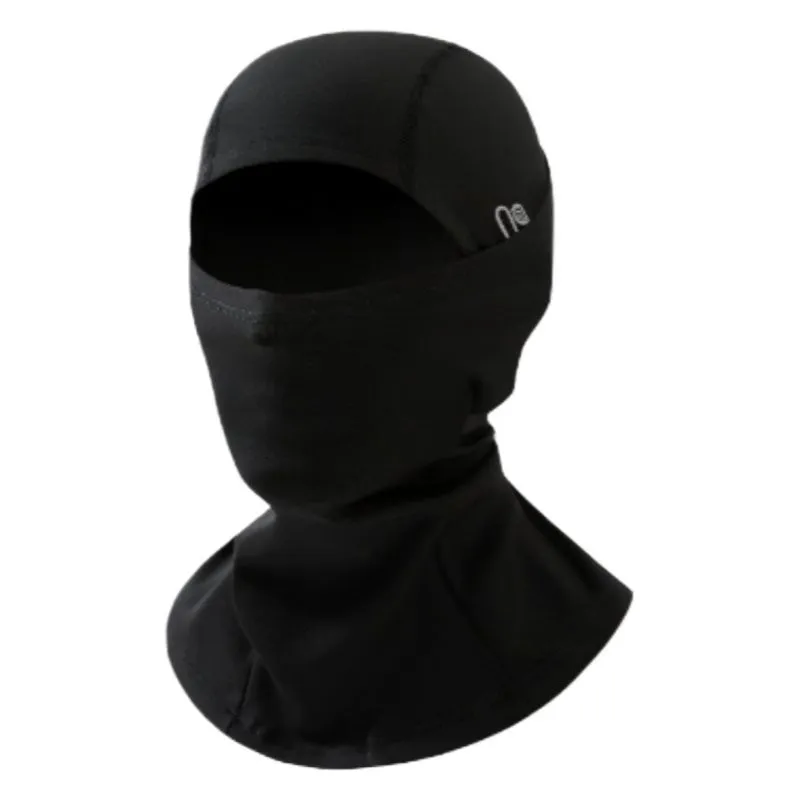 Windproof and Cold-Proof Mask, Warm Headgear with Eyeholes,Black