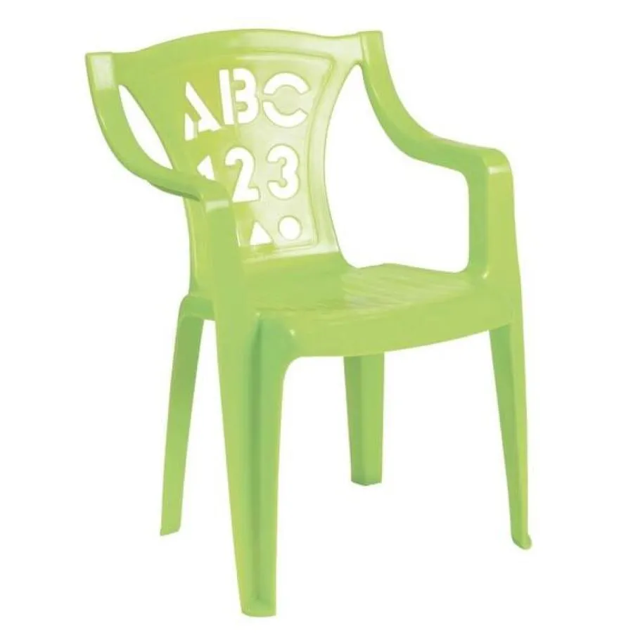 Kiddies Chair with armrest - Green, Blue