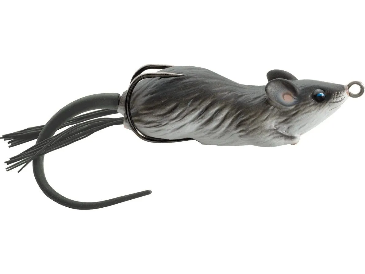Live Target - Mouse Hollow Body - 3/8oz - BLACK WHITE