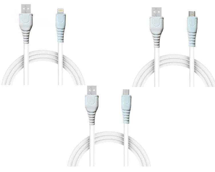Fast Charging Cables For Smart Phones Android ,IOS & Micro