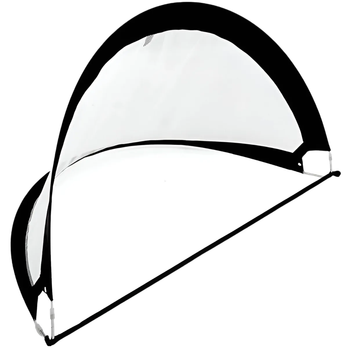 Soccer Goal Set Foldable Football Net Pop Up Soccer Net for Kids Training - Black