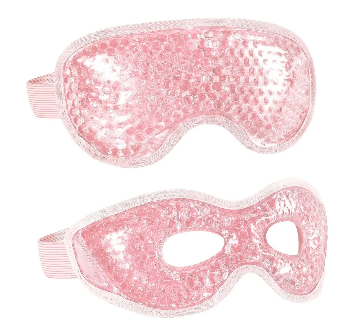 LJCZKA Hot Cold Gel Eye Mask Reusable Soft Eye Pack Puffy Eyes - 2 Pack