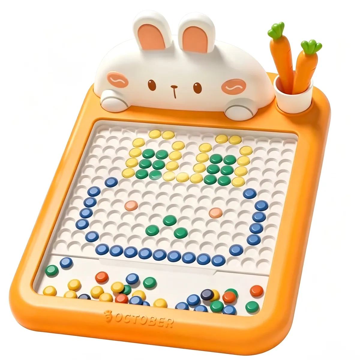 Toddler Magnetic Drawing Board Bunny Design Travel Learning Toy