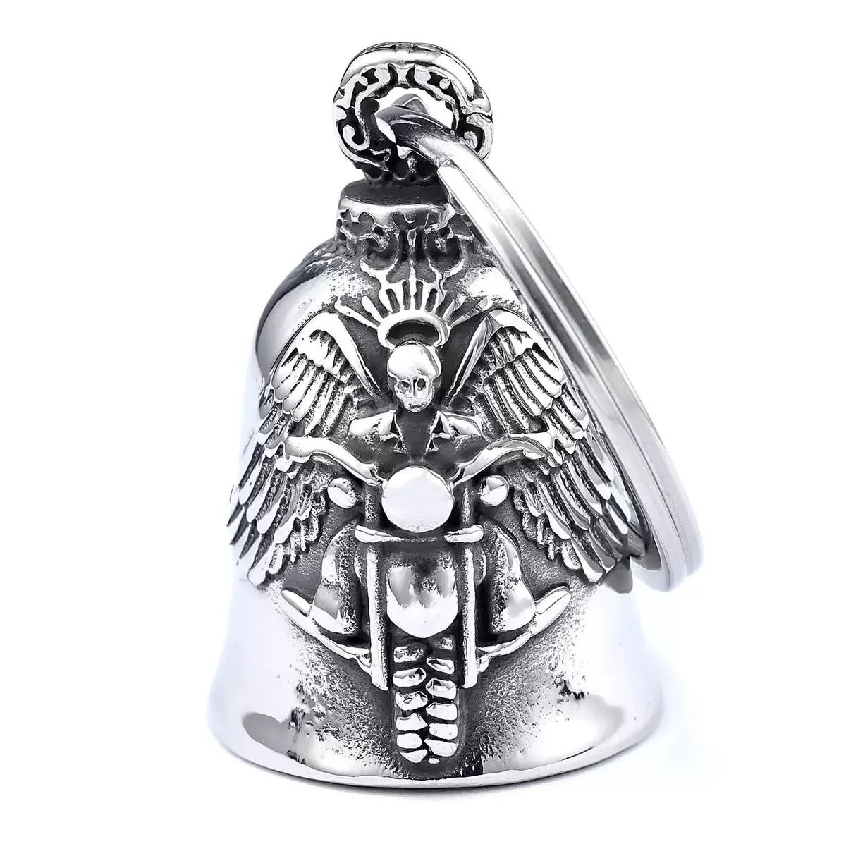 Live to Ride Good Luck Bell wKeyring Motorcycle Bell