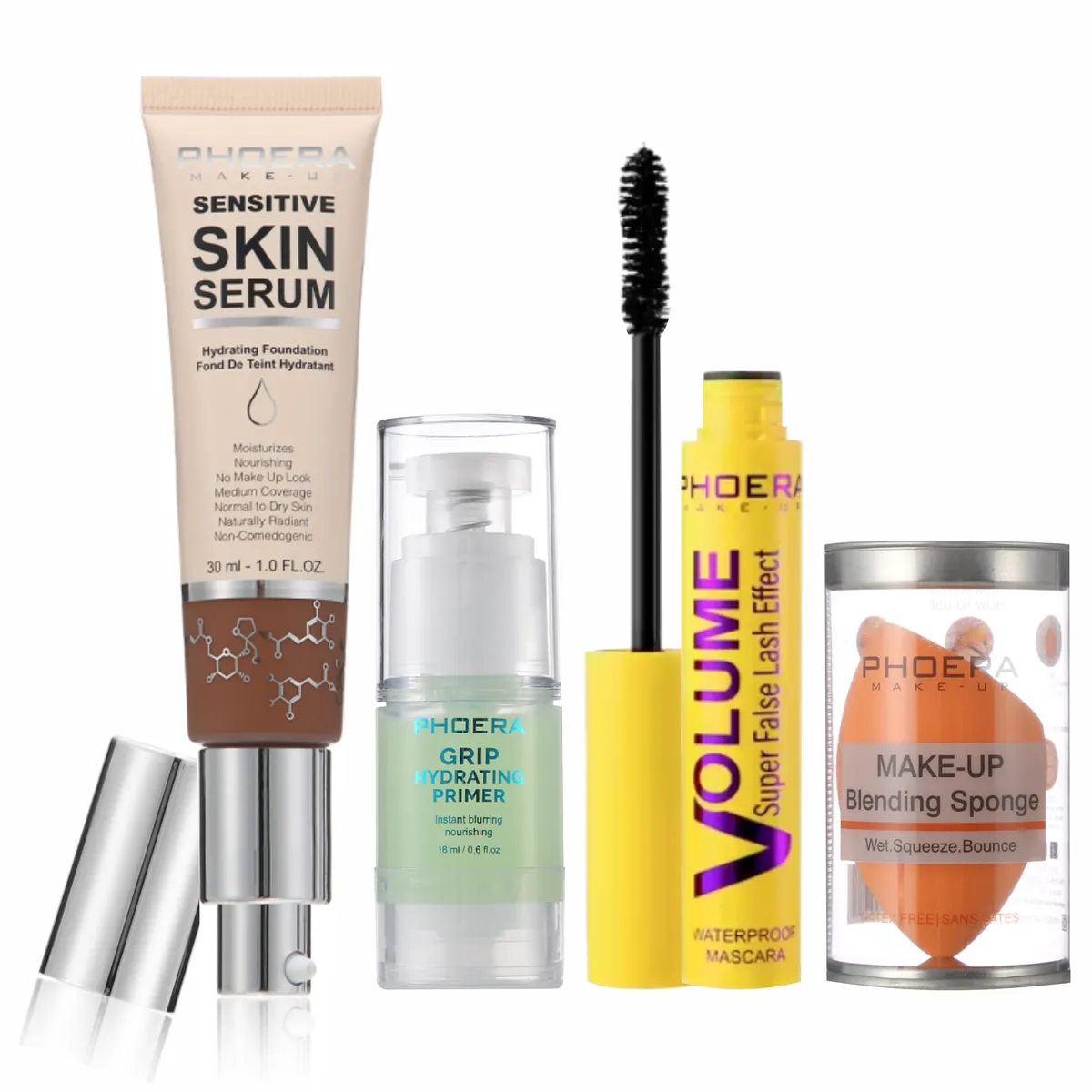 Phoera Cosmetics Skin Serum Foundation Combo - Mocha