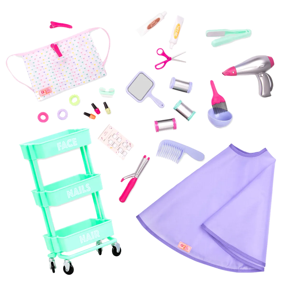 Our Generation Deluxe Berry Nice Salon Playset - Purple / Green