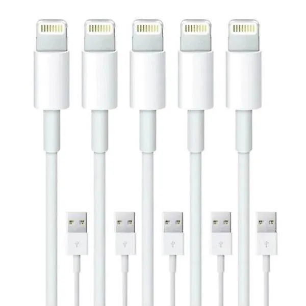 Lightning to USB Charging Cables x 5