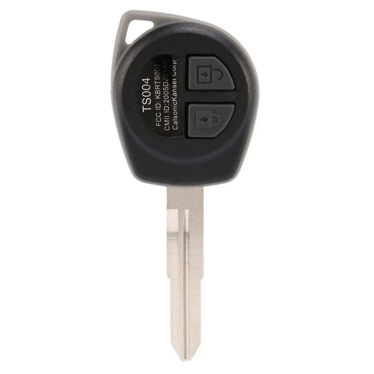 2-Button Uncut Remote Key FOB Case For ALTO Black