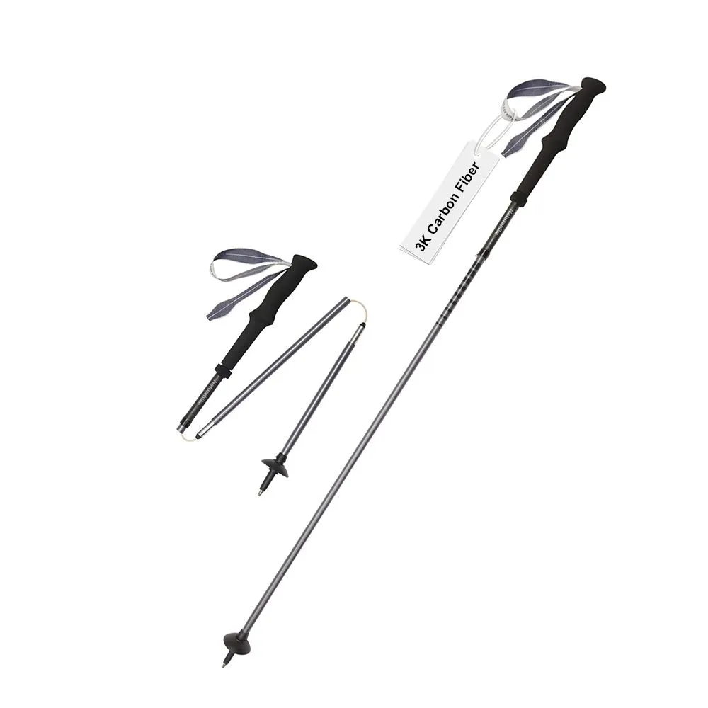 Naturehike Carbon Fibre Trekking Poles for Hiking Collapsible Walking Stick