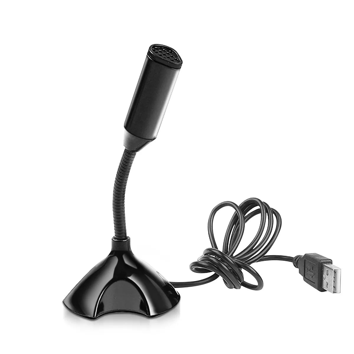 IPSTYLE USB Microphone for Computers Adjustable Studio Singing Gaming