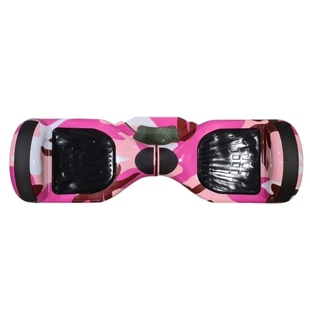6.5 Inch Smart Auto Balance Hoverboard With Bluetooth Speaker - Pink Army