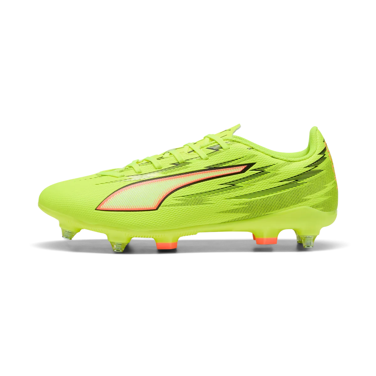 Puma Ultra 6 Play MxSoft Ground Football Boots - Yellow Alert/PUMA Black