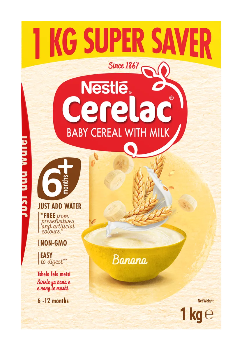 NESTLE CERELAC Banana Stage 1 Baby Cereal 1kg