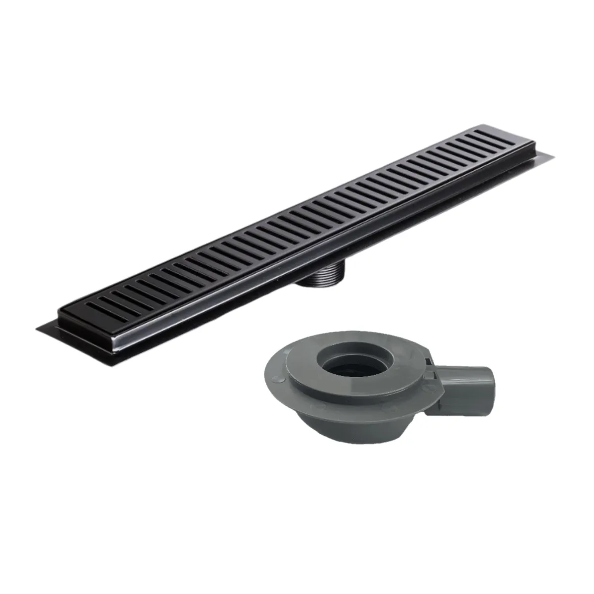 Shower Channel Drain 60cm - Black