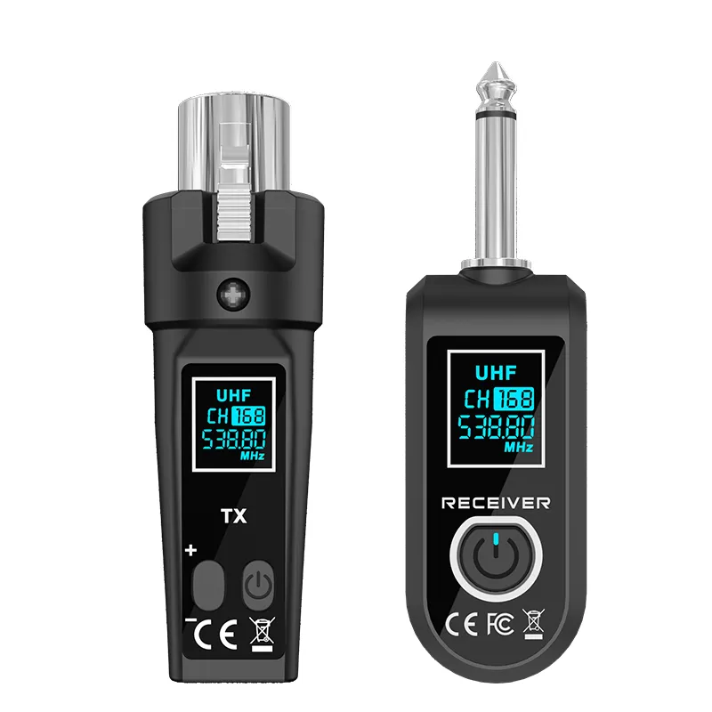 Wireless Microphone Transmitter Receiver System for Dynamic Microphone - F1