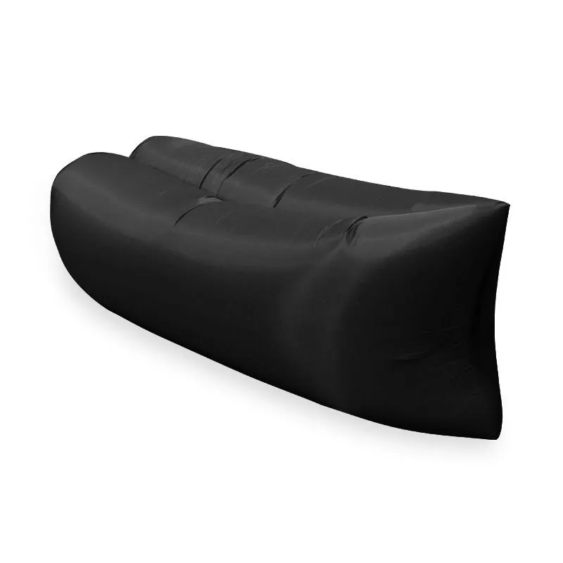 Outdoor online influencer lazy inflatable sofa air mattress single-person - Black