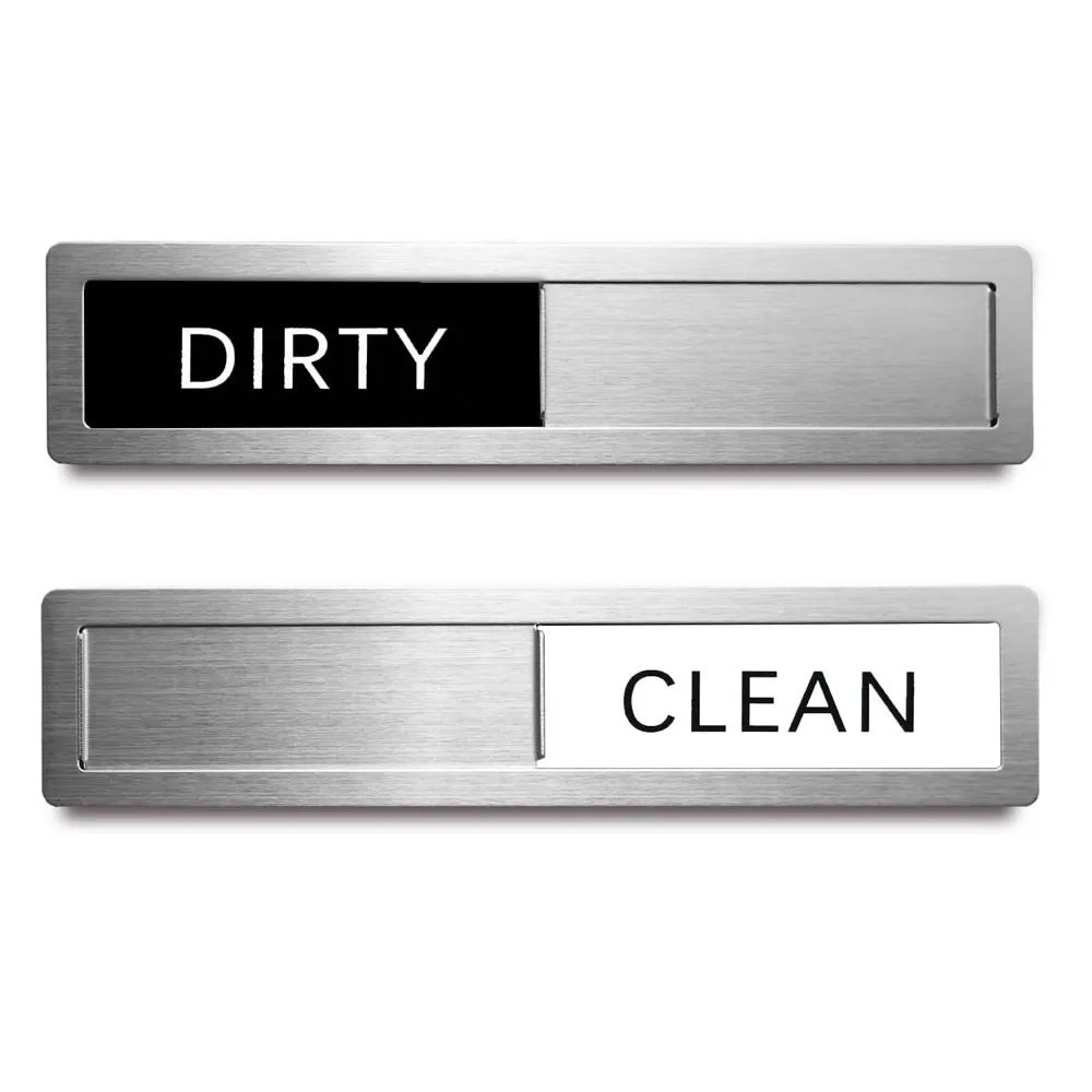 Decor Kitchen Premium Dishwasher Magnet Clean Dirty Sign 18cm