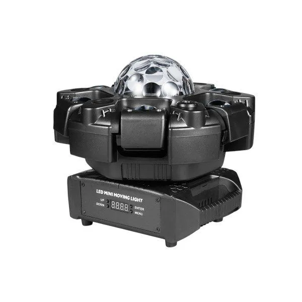 6-Arm Moving Head DJ Stage Light with Laser & Strobe