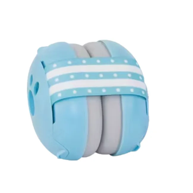 Kids Noise-Canceling Headphones - Sleep, Travel & Outdoor Use - Blue