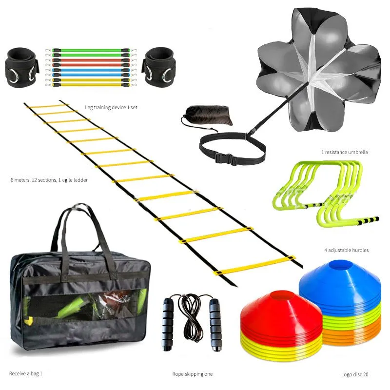Football Agility Training Equipment Set, Football Accessories Single Ladder