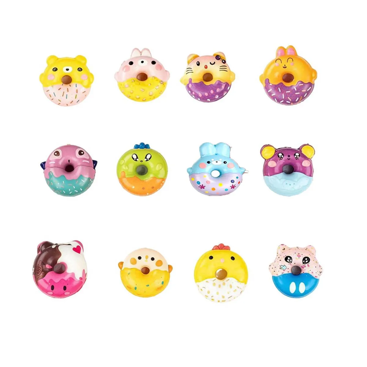 12Pcs Animal Squishy Toys for Kids, Slow Rising Foam Squishies for Kids