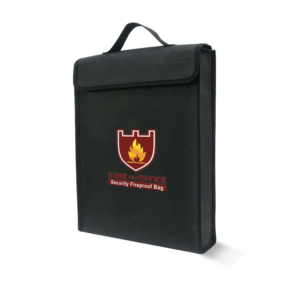 Fireproof Document Storage Bag High-Temperature Resistance for Home Office