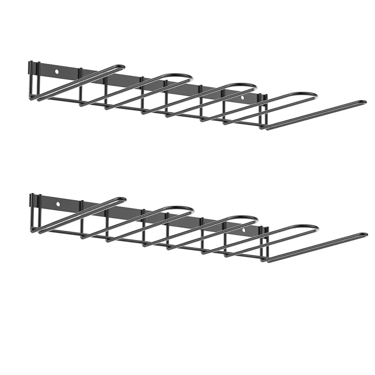 2 Piece Metal Boot Racks Wall Mounted Boot Organizer Hangers for Tall Boots