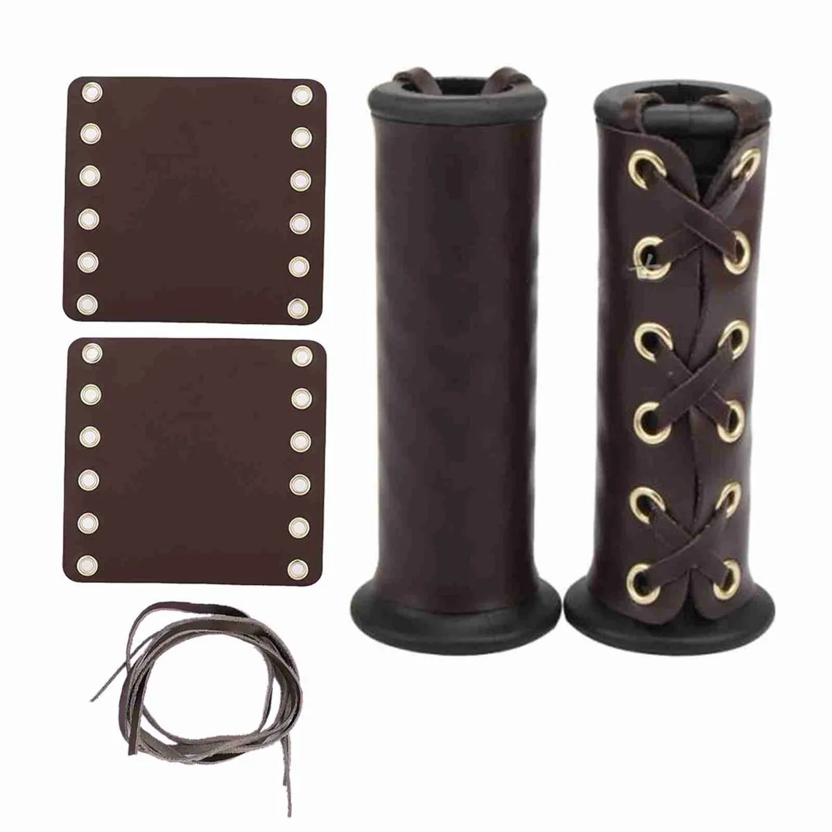 Motorcycle Handlebar Hand Grip Covers Brown Home Decor Soft Comfort