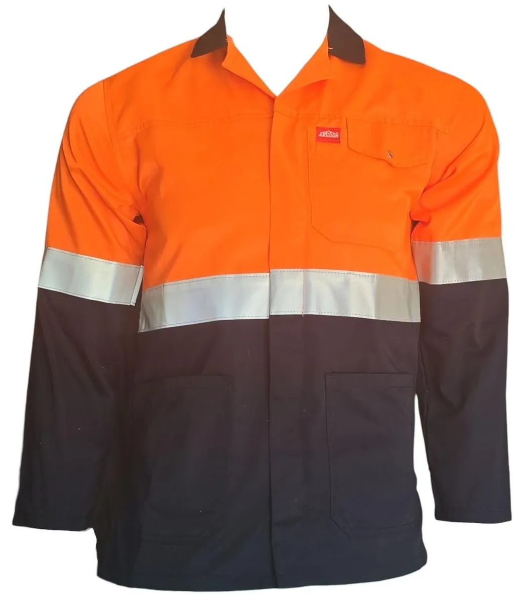 Jonsson Workwear Two Tone Reflective Work Jacket - XS