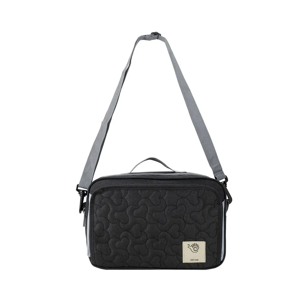 Multi-Pocket Stroller Organizer Bag for Diapers, Wipes & Toys - Black