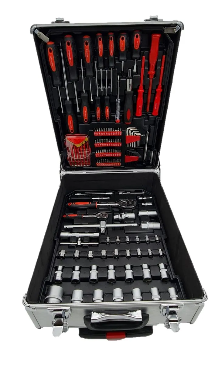 186 Piece Aluminium Trolley Tool Case