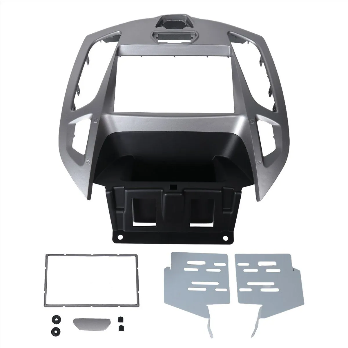 2 Din Fascia Radio Panel Dvd Frame Install Kit Compatible with Ford