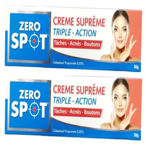 ZERO SPOT Cream Triple-Action - 50g