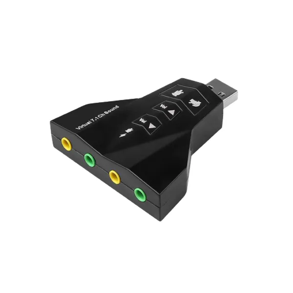 Virtual 7.1 3D Sound Card  USB Adapter