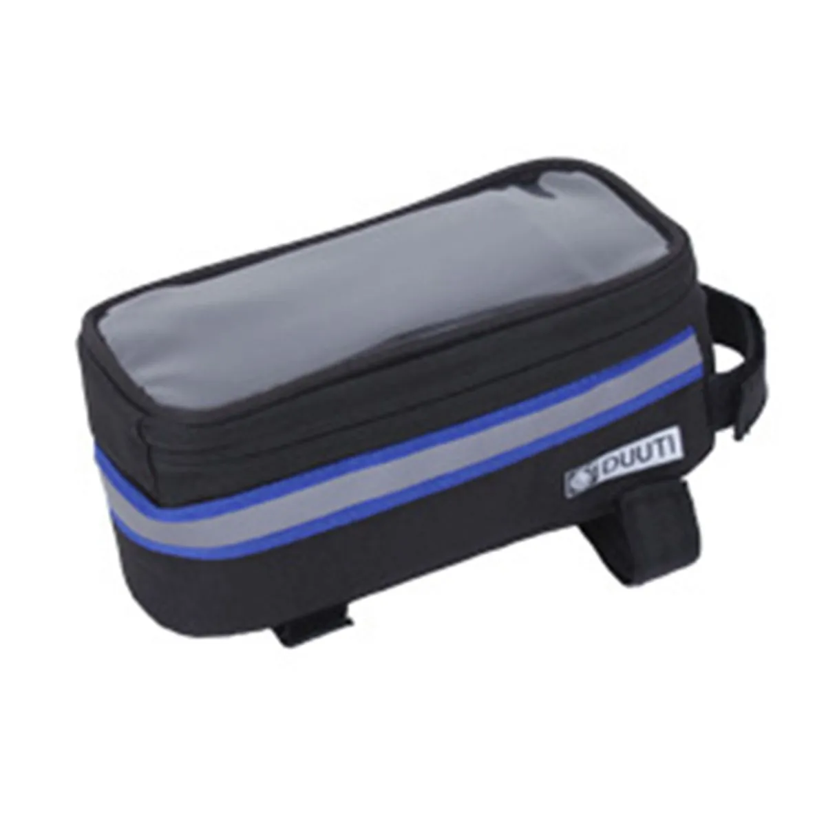 Bicycle Phone Front Frame Bag,Cycling Pouch Bike Accessories for Men - Black, Blue