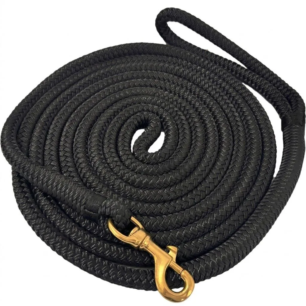 15 ft Double Woven Nylon Horse Lead Rope