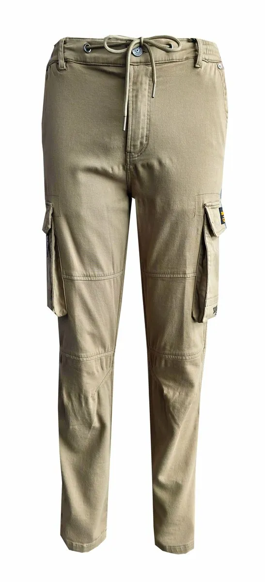 Soviet Eryk Mens Knitted Jogger - Taupe