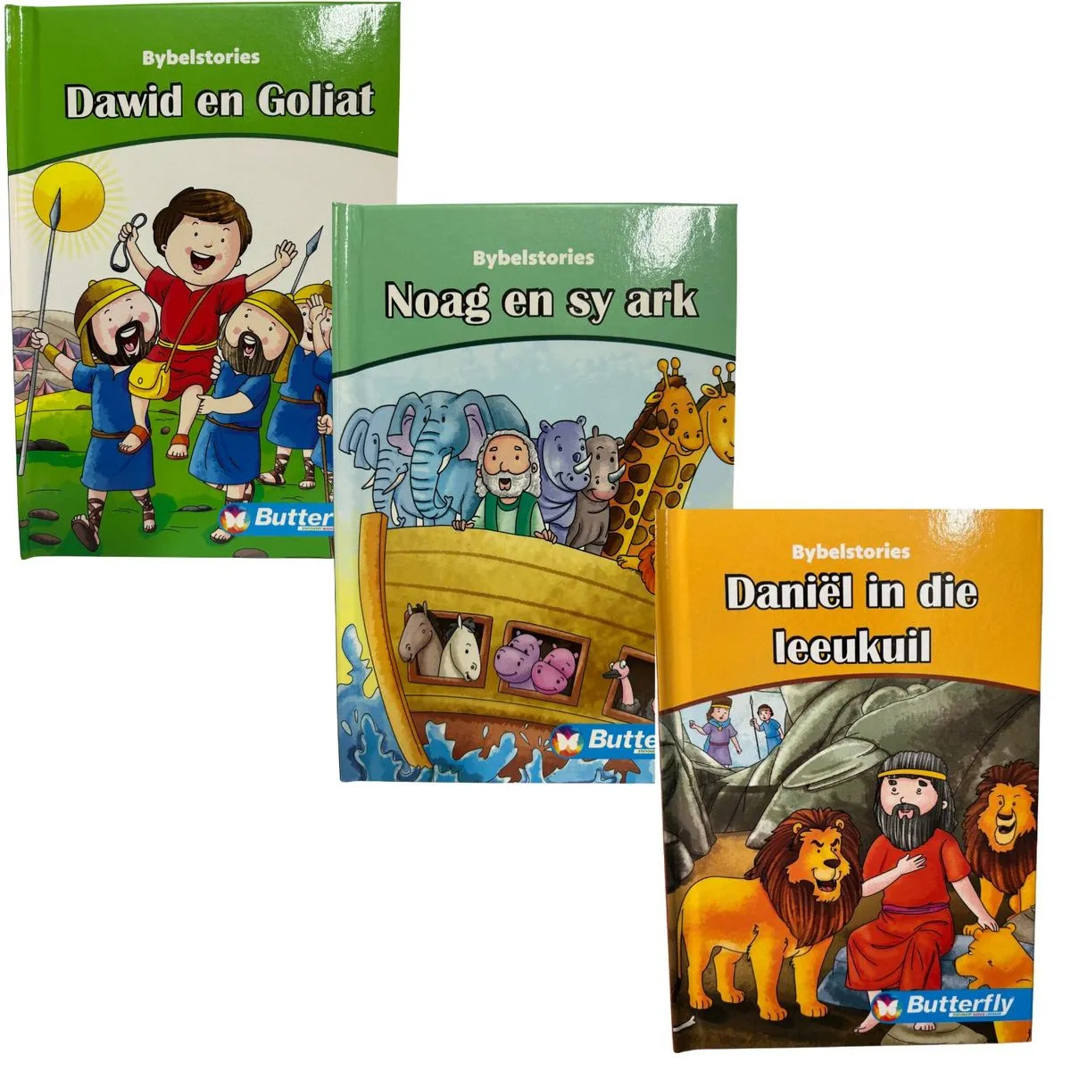 3 Afrikaanse Bybelstories - Noag, Daniël in die leeukuil en Dawid en Goliat