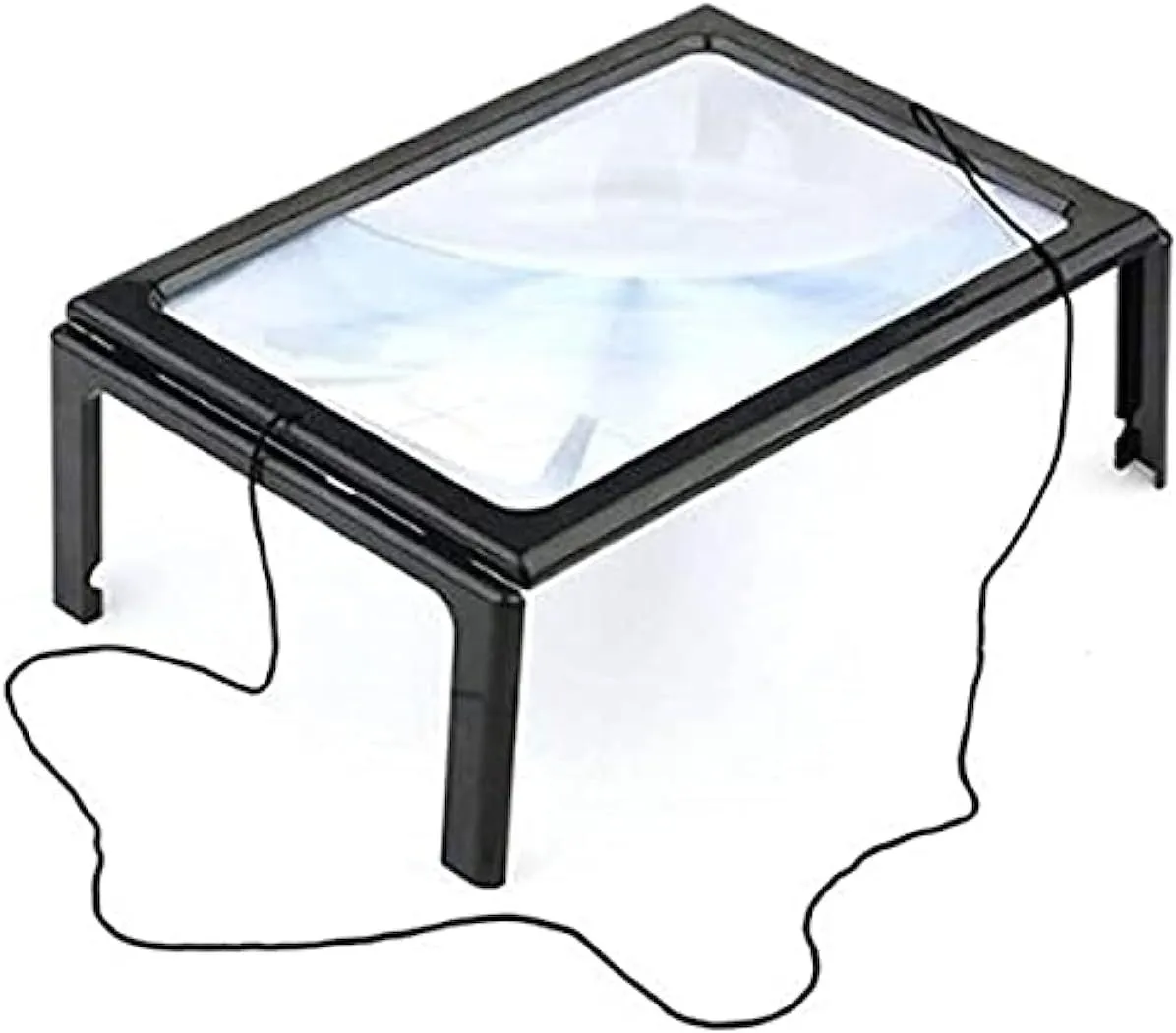 3X Magnifying Glass Portable Hands-Free Full-Page Magnifiers LED Lighted