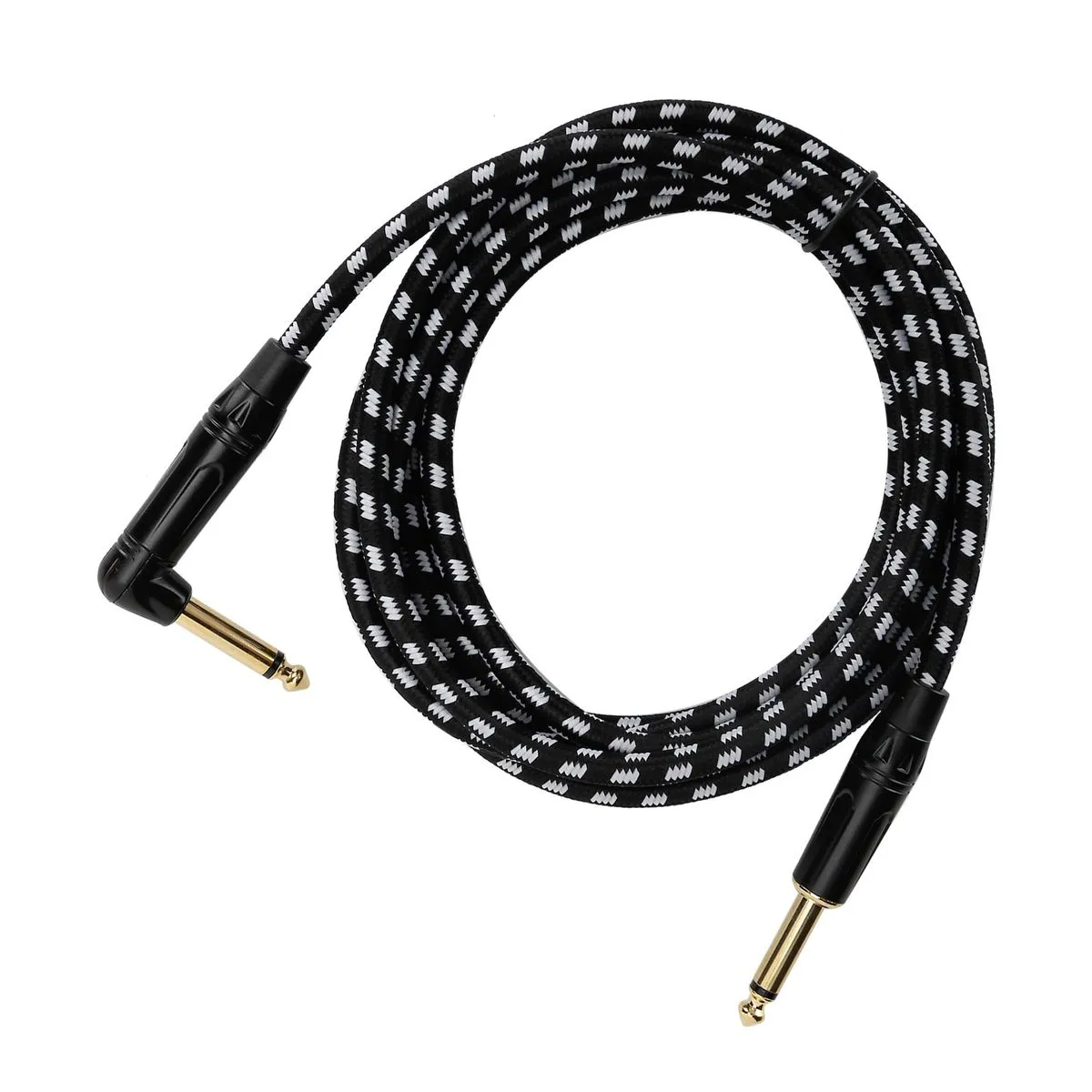 6.35mm Guitar Cable Gold Plated, Compatible with Fender Amps