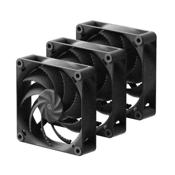 HAVN H12 120mm Performance PWM Cooling Fan Triple Pack - Black