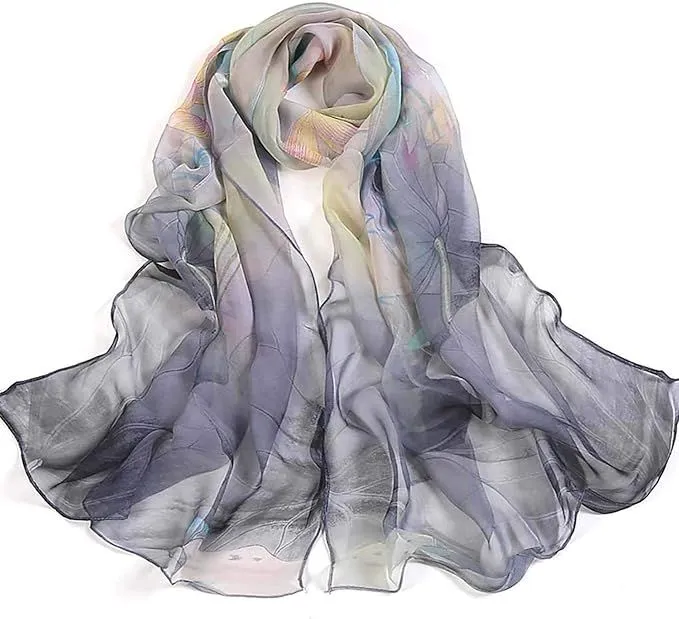 Scarfs for Women Lightweight Fashion Scarves Print Floral Pattern Scarf