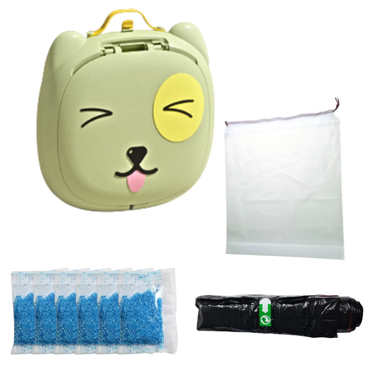 Arfast - Foldable Camping Potty For Kids Outdoor Travel Emergency Toilet
