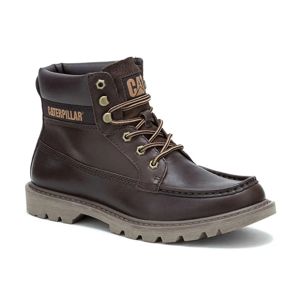 Cat Colorado Moc Toe Dark Brown - UK 10