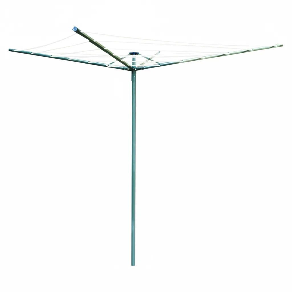 Outdoor Rotary Clothes Dryer with 30m Line - 3 Arm Design