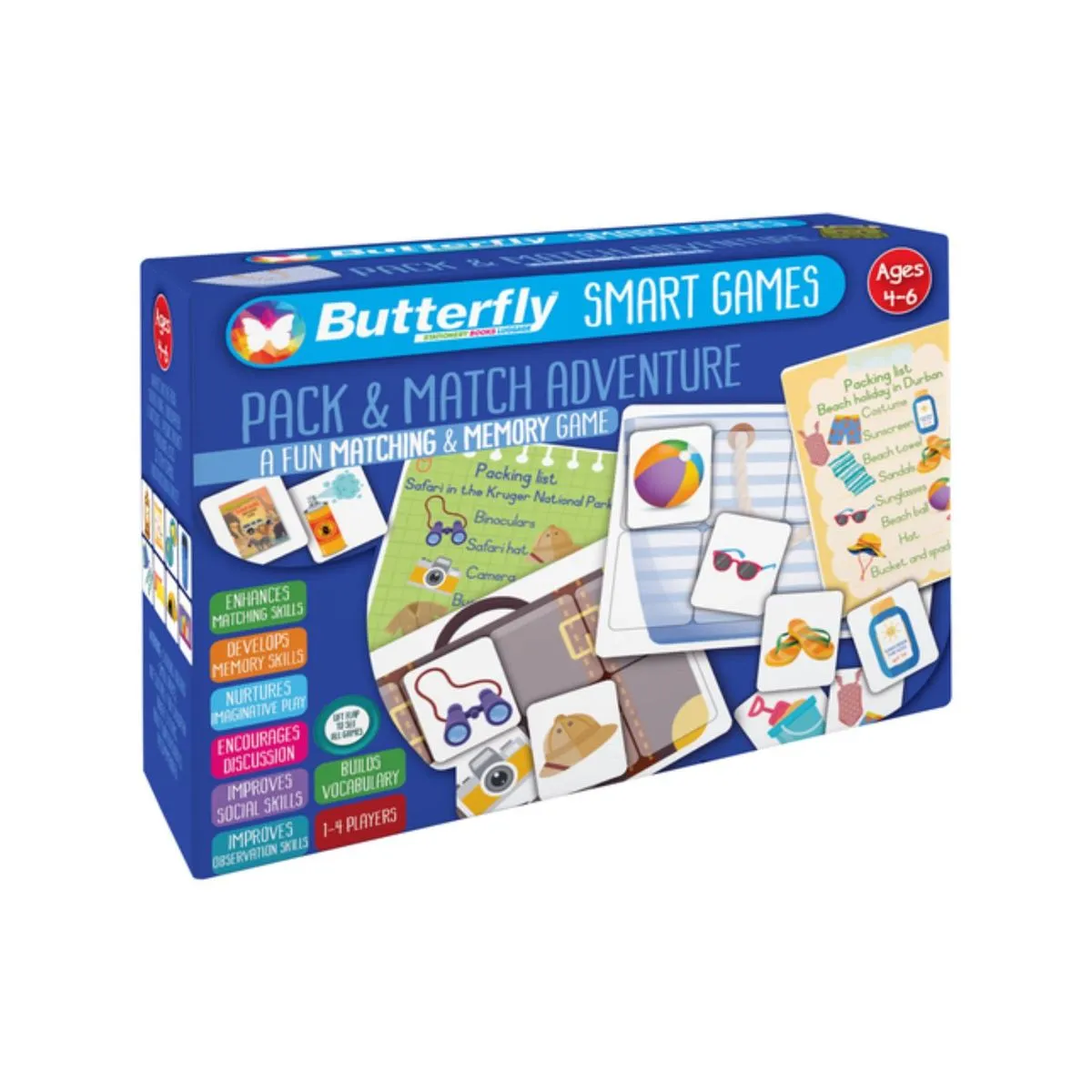 Butterfly Smart Games - Pack & Match Adventure