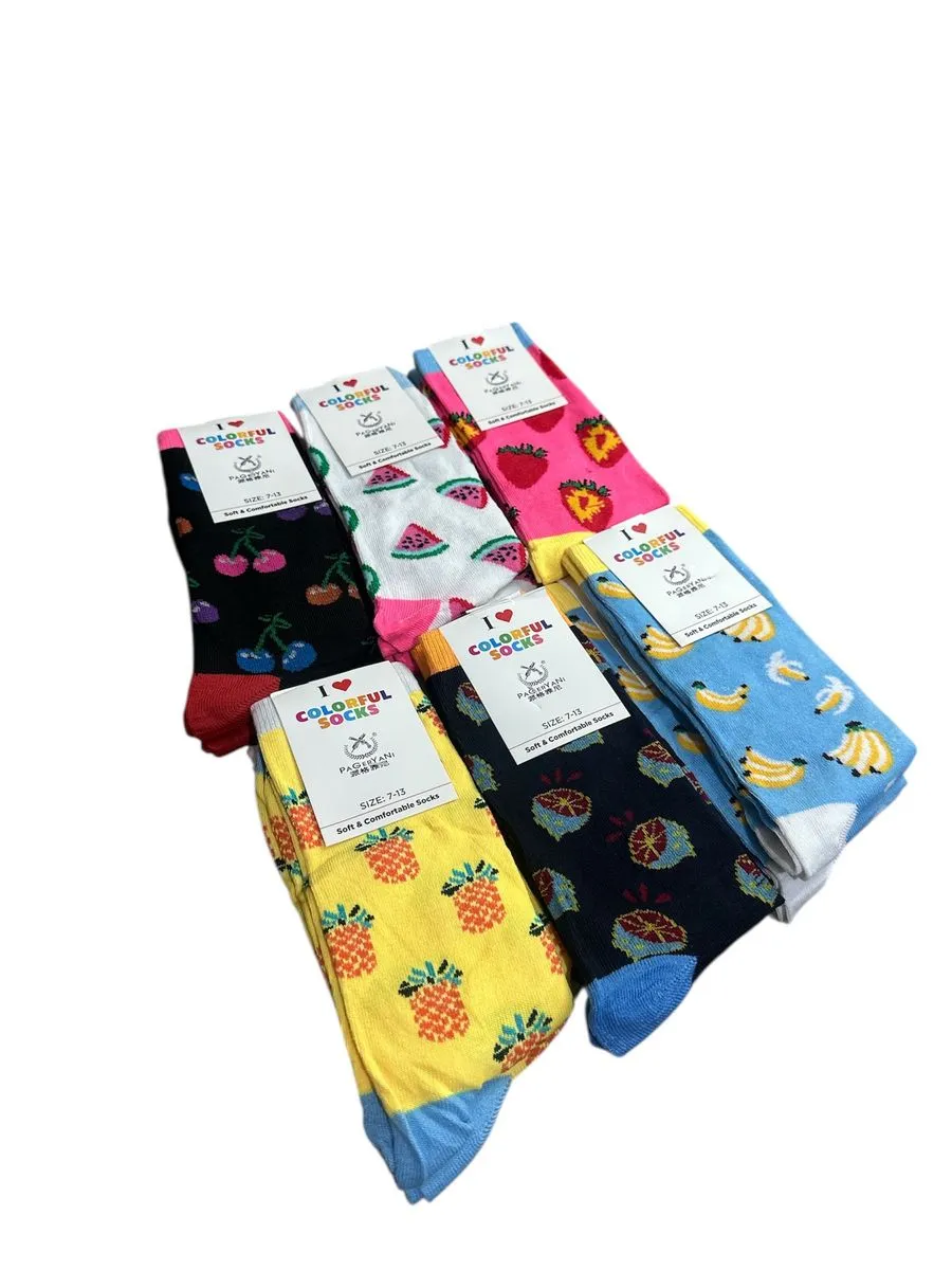 Socks - 12 Pack - Men - Fruit